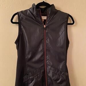 EP NewYork sleeveless polyester zipper jacket Sz.S